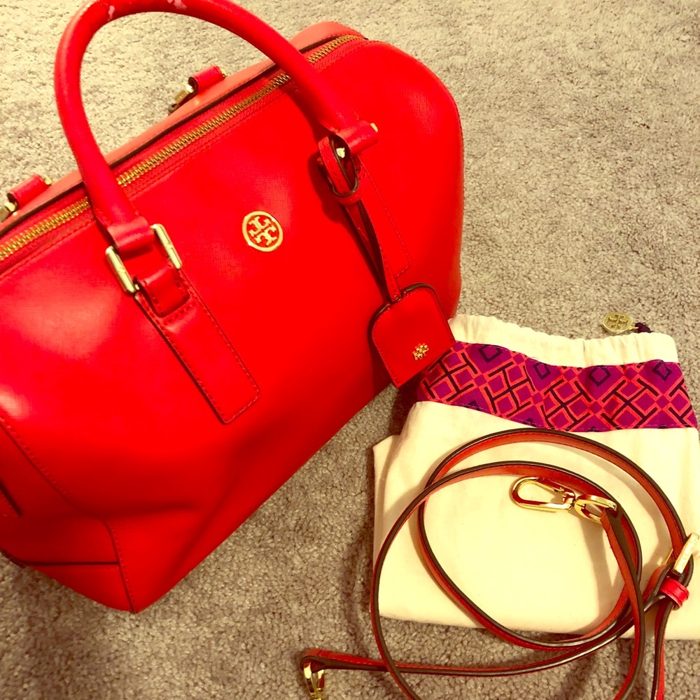 Tory Burch Robinson Middy Bowler Bag - Picture 1 of 8